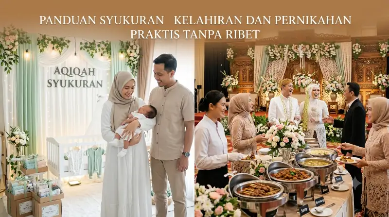 Panduan Syukuran Kelahiran dan Pernikahan Praktis Tanpa Ribet
